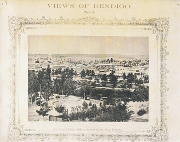 Photograph - VIEWS OF BENDIGO:  LOOKING EAST FROM RESERVE, 1875