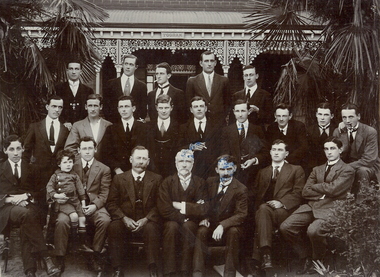 Photograph - BOARDERS AT TOORAK GUEST HOUSE, 1914