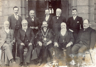Photograph - MAYOR J.H.CURNOW AND COUNCILORS, 1903