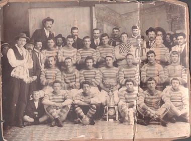 Photograph - YOUNG COLONIALS PREMIERS FOOTBALL, 1903