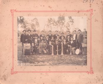 Photograph - EAGLEHAWK BOROUGH BRASS BAND 1896