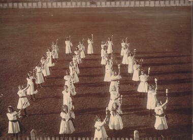 Photograph - CLUB SWINGERS 1903, GROUP OF GIRL GYMNASTS, 1903