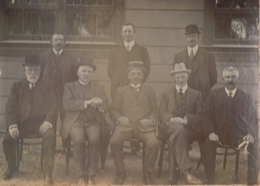Photograph - GROUP OF GENTLEMAN, ~ 1908 - 1916