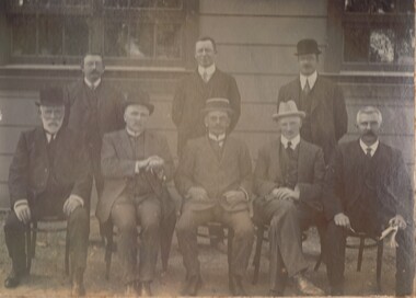 Photograph - GROUP OF GENTLEMAN, 1908 - 1916