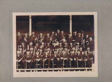 Photograph - FORTY TWO MEN IN BRASS BAND