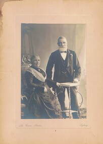 Photograph - MR & MRS J.B.WITTMANN PORTRAIT, cq. 1900