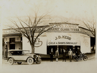 Photograph - J.D KERR CYCLE & SPORTS SPECIALIST, ~1920