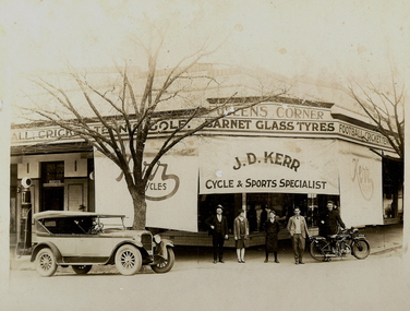 Photograph - J.D KERR CYCLE & SPORTS SPECIALIST,1920