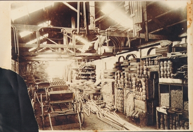 Photograph - SCHOLTEN AND MARSH INTERIOR OF COACH BUILDERS, ~1900