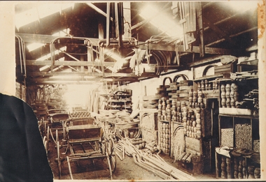 Photograph - SCHOLTEN AND MARSH INTERIOR OF COACH BUILDERS,1900