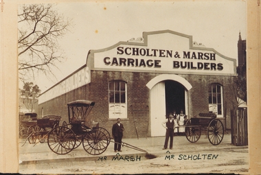 Photograph - SCHOLTEN & MARSH CARRIAGE BUILDERS FACTORY, c.1900