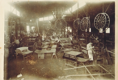 Photograph - SCHOLTEN AND MARSH COACH BUILDING FACTORY, c.1900