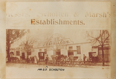 Photograph - MESSR. SCHOLTEN & MARSH'S ESTABLISHMENTS