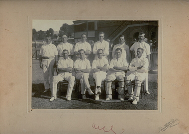 Photograph - ?B.U.C CLUB, CRICKET TEAM
