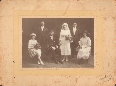 Photograph - WEDDING GROUP, c.1920