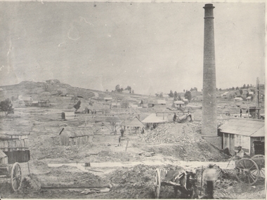 Photograph - GOLD MINES BENDIGO 1861, 1861