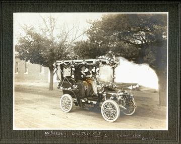Photograph - EASTER 1908 - TWO FEMALES IN TALBOT CAR, 1908
