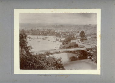 Photograph - VIEW OF LAUNCESTON FROM CATARACT GORGE, c.early 1900's