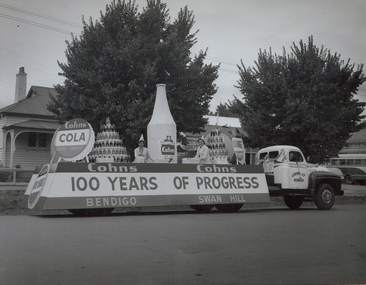 Photograph - COHN BROS DECORATED SEMI-TRAILER, c.1957