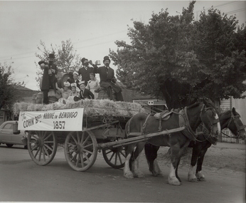 Photograph - RE-ENACTMENT:  COHN BROS ARRIVING IN BENDIGO, 1857?