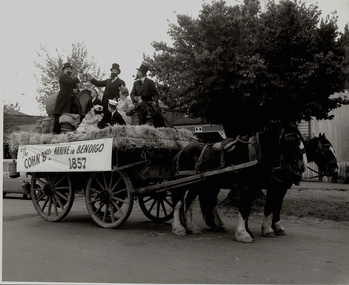 Photograph - RE-ENACTMENT OF COHN BROS ARRIVING IN BENDIGO, 1857?