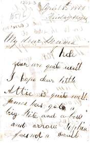 Document - BUICK COLLECTION: LETTERS (BUICK CHILDREN TO MAMA), 1866