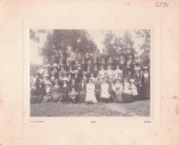 Photograph - GROUP OF MEN AND WOMEN, 1902-1905