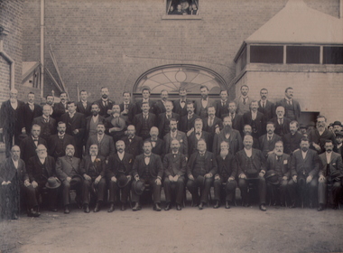 Photograph - BENDIGO STOCK EXCHANGE EMPLOYEES, 1893