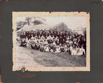 Photograph - GROUP OF MEN, WOMEN & CHILDREN, 1900