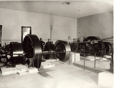 Photograph - MACHINERY INCLUDING LARGE GEARED WHEELS, c.1900