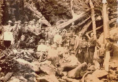 Photograph - ERSKINE FALLS, 1899