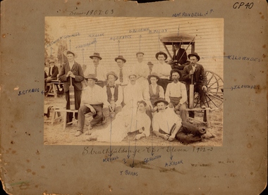 Photograph - STRATHFIELDSAYE CRICKET CLUB, 1902-3