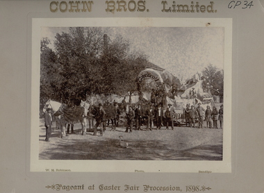Photograph - COHN BROS. PAGEANT AT EASTER FAIR PROCESSION, 1898