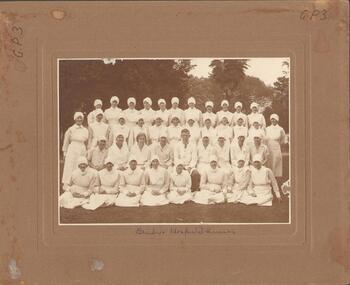 Photograph - BENDIGO HOSPITAL NURSES, c1910-20