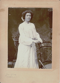 Photograph - YOUNG WOMAN IN EMBROIDERED DRESS