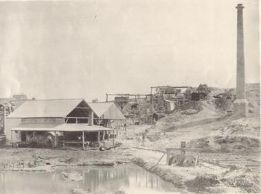 Photograph - GOLD MINE BENDIGO, LAZARUS' CLAIM, C 1860's