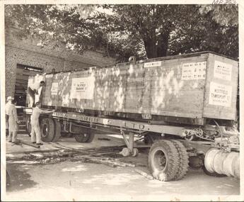 Photograph - 'YELLOW EXPRESS' SEMI TRAILER TRUCK, 1950's