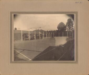 Photograph - TENNIS COURT 'KINGDON' MYRTLE STREET BENDIGO