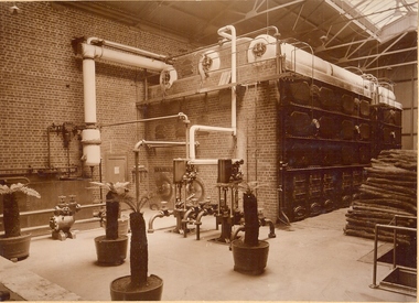 Photograph - BASIL MILLER COLLECTION: TRAMS - BOILER ROOM