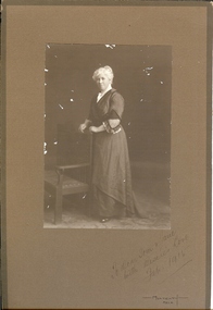 Photograph - STUDIO PORTRAIT OF A STANDING LADY, 1915