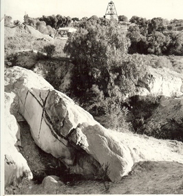 Photograph - MINE WORKINGS, ROCK OUTCROP