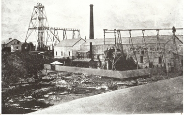 Photograph - CATHERINE REEF UNITED MINE, 1870's ?