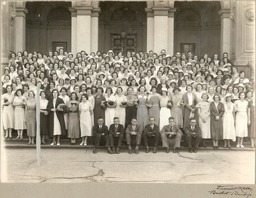 Photograph - GROUP OF WOMEN. IN FRONT OF GPO?, 1930's