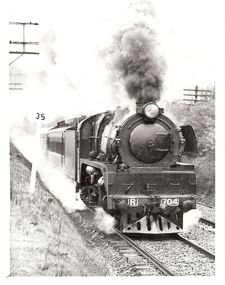 Photograph - BASIL MILLER COLLECTION: STEAM TRAIN