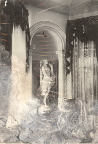 Photograph - FORTUNA COLLECTION: MARBLE STATUE ON A PEDESTAL