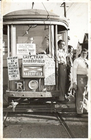 Photograph - BASIL MILLER COLLECTION: LAST TRAMS TO HABERFIELD