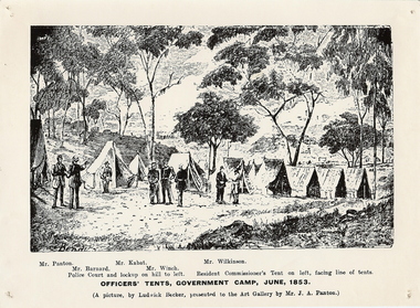 Photograph - GOVERNMENT CAMP, JUNE, 1853, June 1853