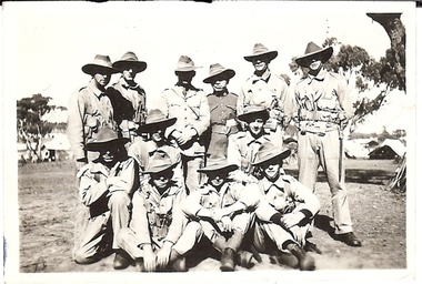 Photograph - BASIL MILLER COLLECTION: GROUP PHOTO OF SOLDIERS