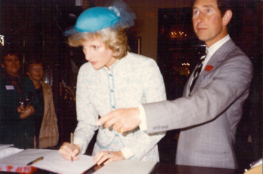 Photograph - PRINCE AND PRINCESS OF WALES, 1983