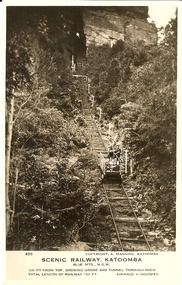 Photograph - BASIL MILLER COLLECTION: SCENIC RAILWAY - KATOOMBA N.S.W